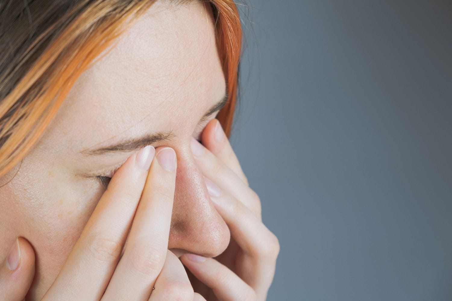 Druck auf den Augen